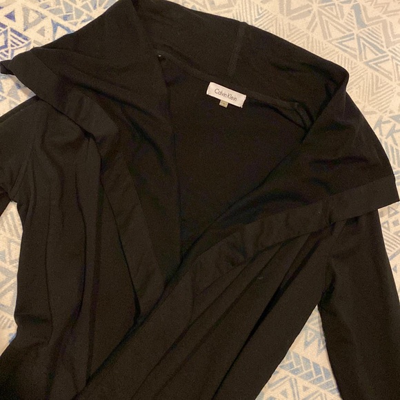 Calvin Klein Black Draped Sweatshirt - Picture 7 of 7